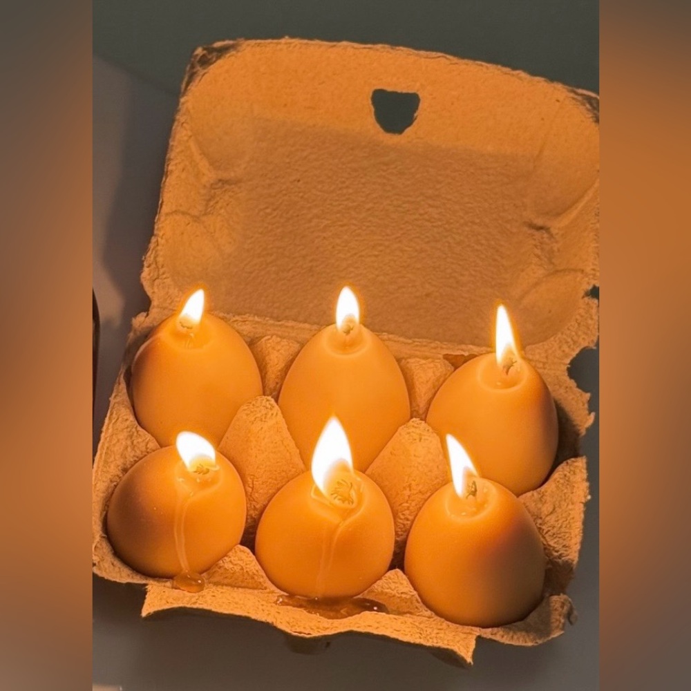 Handmade Eggs Candles